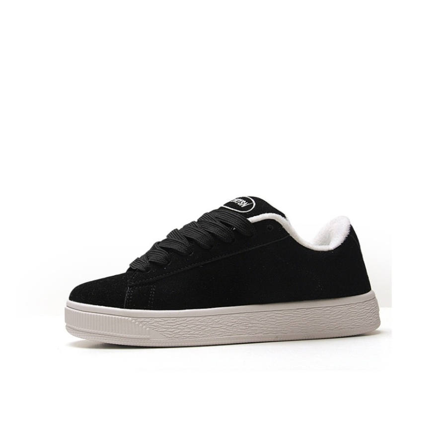 FANTASTIC XBOX Fashion Vintage Microfiber Leather Low top Skateboard Shoes Women's