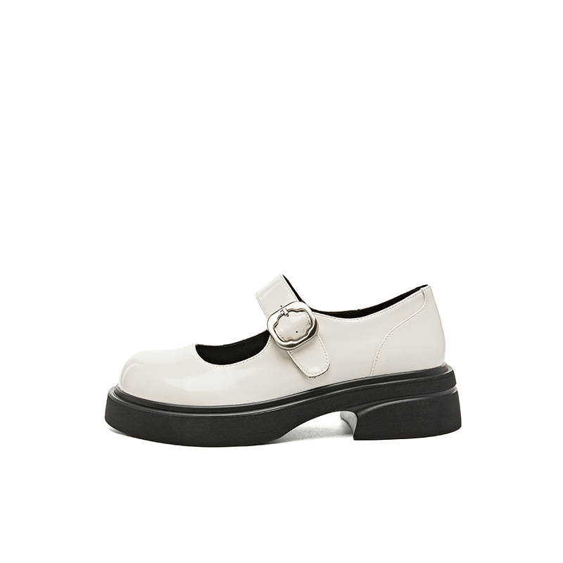 DAPHNE DAPHNE Mary Jane Shoes Women's Black, Beige