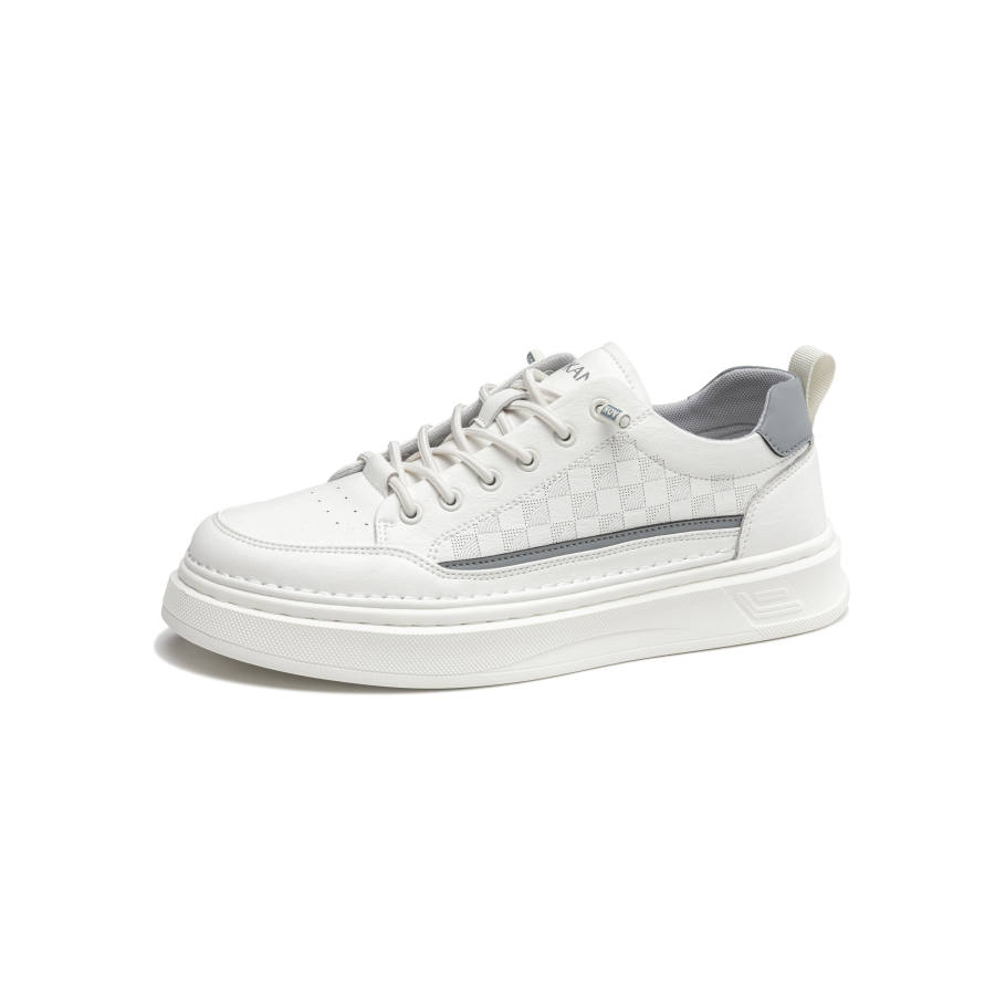 AOKANG Low top Skateboard Shoes Men's Ecru