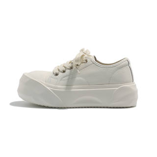 MIS. DANNY Cow Split Leather Low top Skateboard Shoes Women's