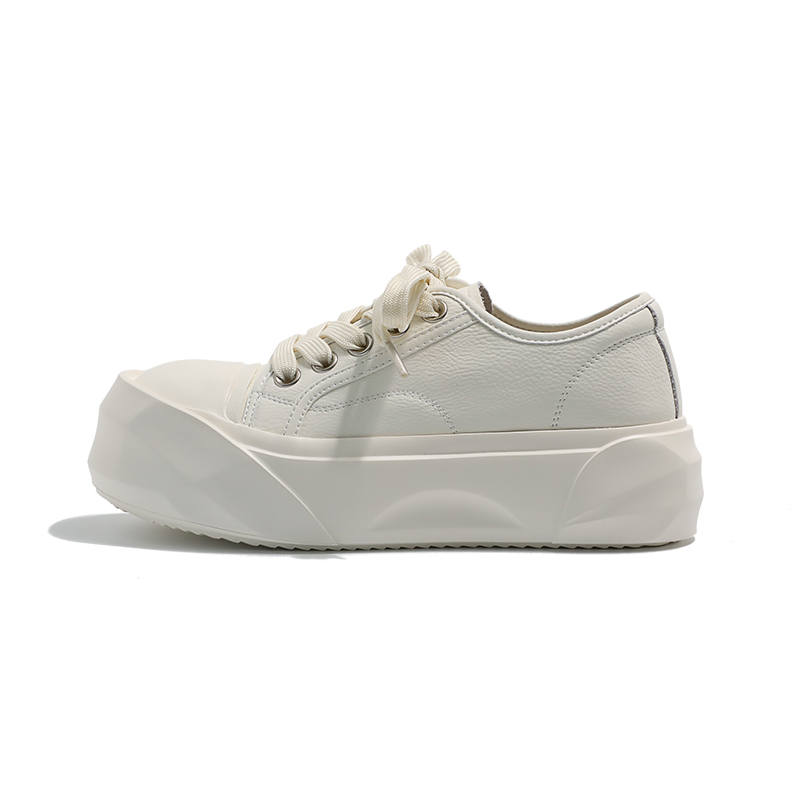 MIS. DANNY Cow Split Leather Low top Skateboard Shoes Women's
