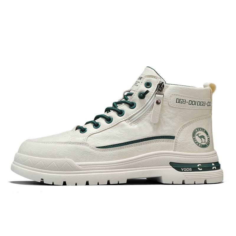 CAHHRRN CAHHRRN PU Short Combat Boots Men's