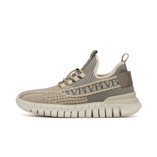 VICKI BROWN Mesh Breathable Low top Casual Shoes Men's Beige Brown