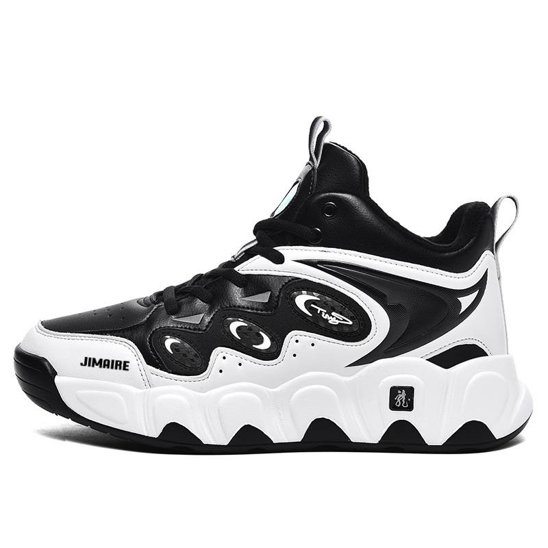 JINMAIWANG Pu Slip Resistant Abrasion Resistant Slip Resistant Abrasion Resistant Mid top Casual Shoes Men's