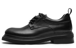 Viplander Top Grain Cow Leather Dress Shoes Men's Black