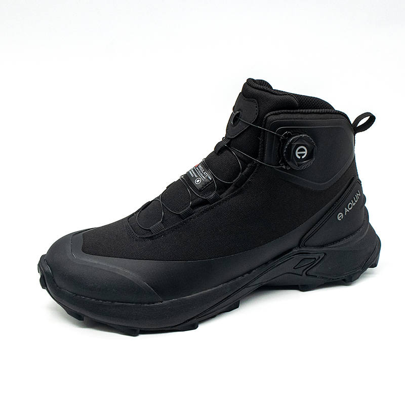 AOLUN Fashion And Versatile Comfortable Mountaineering & Hiking Shoes Men's Black