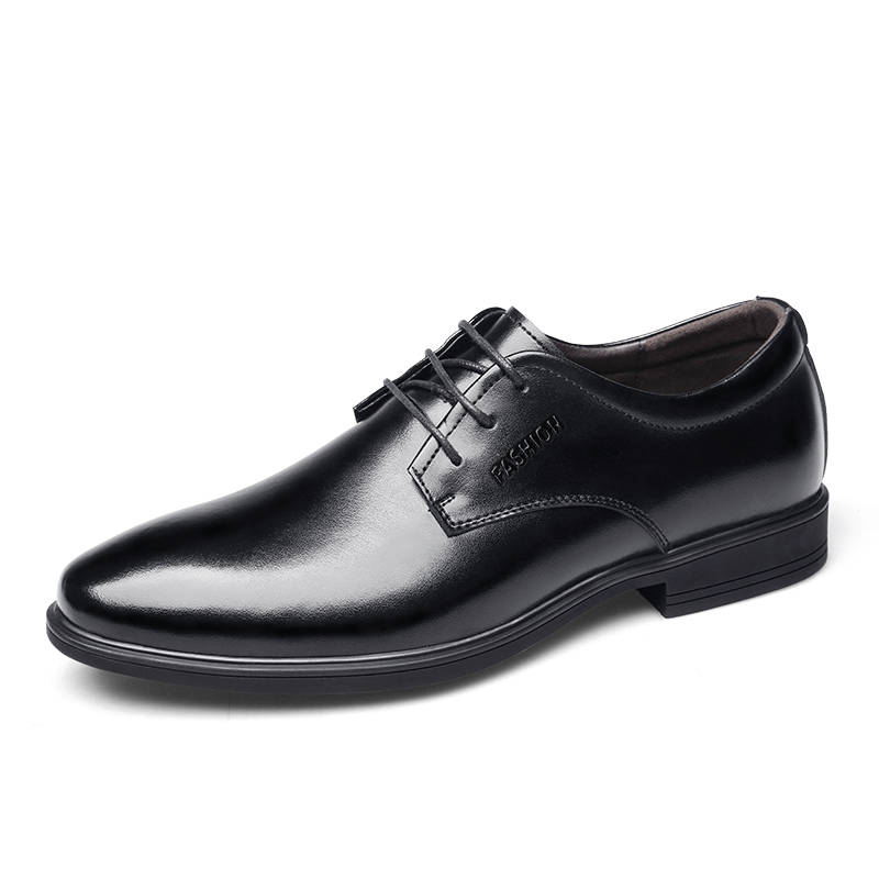 EGCHI Dress Shoes Men's Low Top Black/Brown