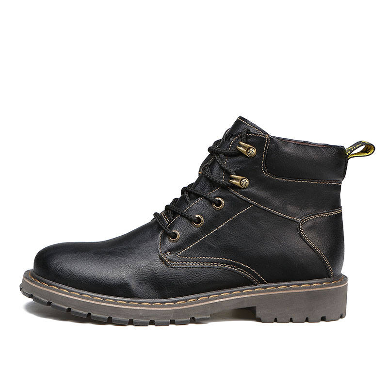 DUNNU DUNNU Combat Boots Men's Black