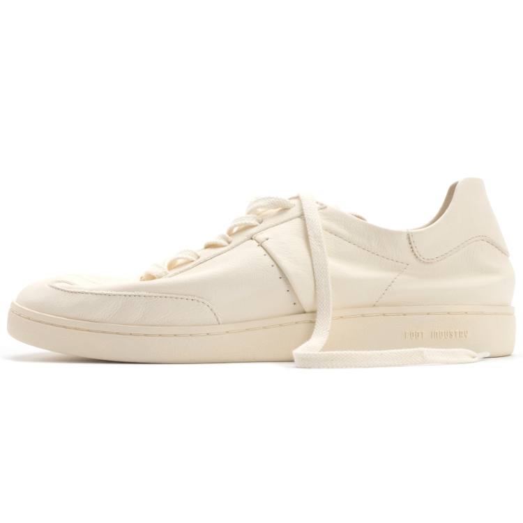 FOOT INDUSTRY German Army Trainers Unisex Antique White