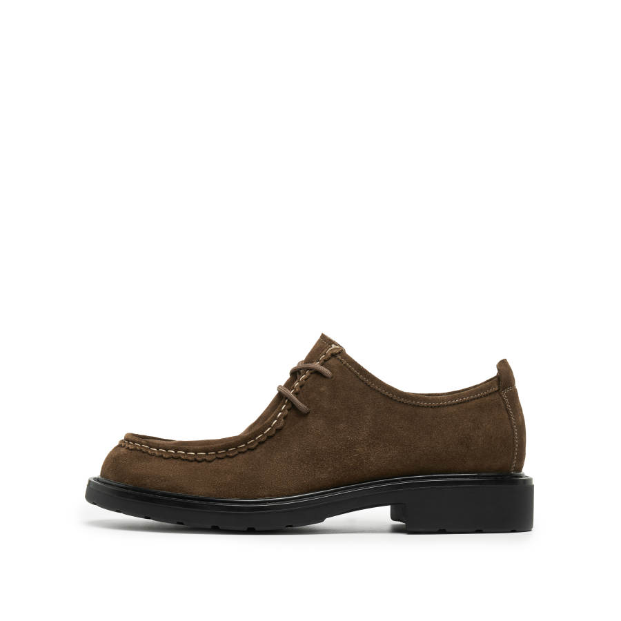 Staccato Cow Leather Casual Shoes Men's British Brown