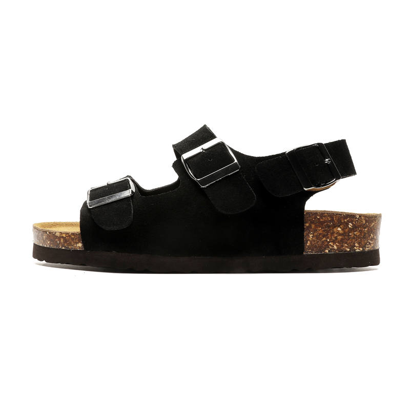 XIAOTOULANG Cow Suede Roman Sandals Unisex