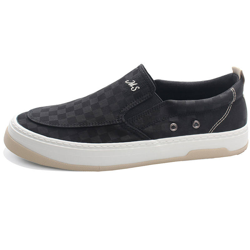 SENJIALUO Men's Casual Shoes Men's Low Top Khaki