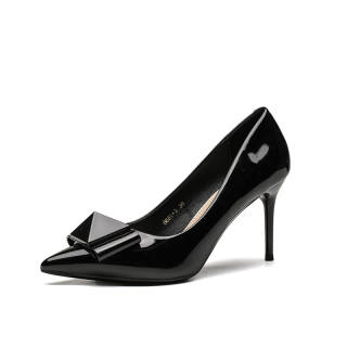 MIZAIJIA Patent Leather High Heels Women's