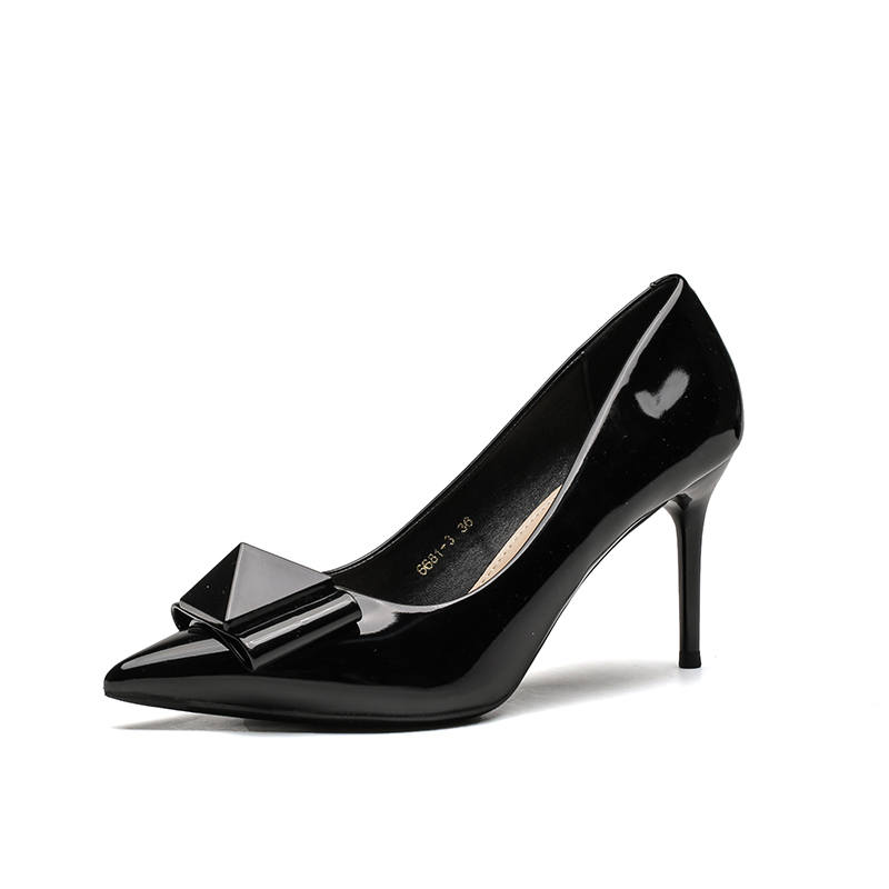 MIZAIJIA Patent Leather High Heels Women's