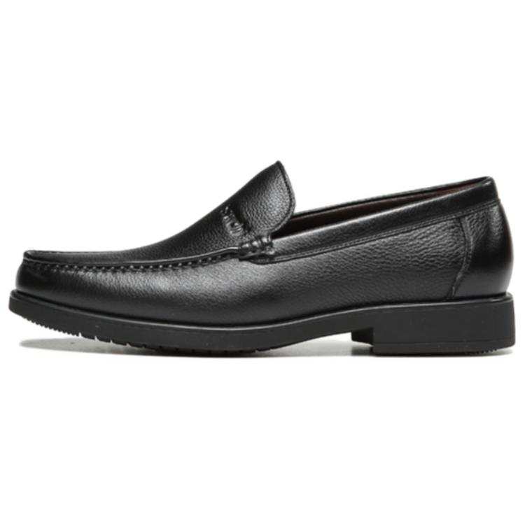 Satchi Top Grain Cow Leather Men's Casual Shoes Men's Black