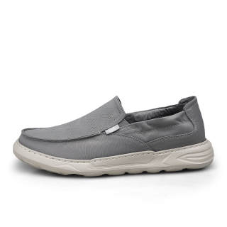 GESHISHI Men's Casual Shoes Men's Low Top Black/Gray