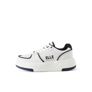 Elle Active Pu Slip Resistant Abrasion Resistant Low top Skateboard Shoes Women's White Blue