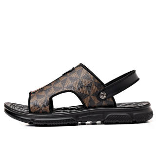 DAGUANGUIREN Plus Size Beach Sandals Men's Black