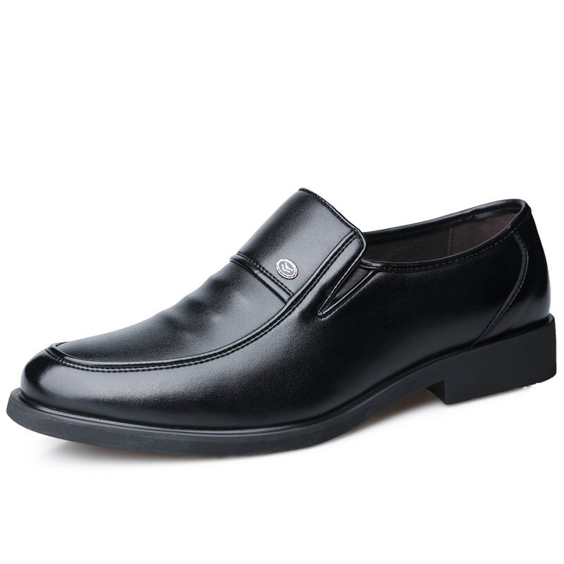 Poitulas Poitulas Microfiber Leather Dress Shoes Men's Black