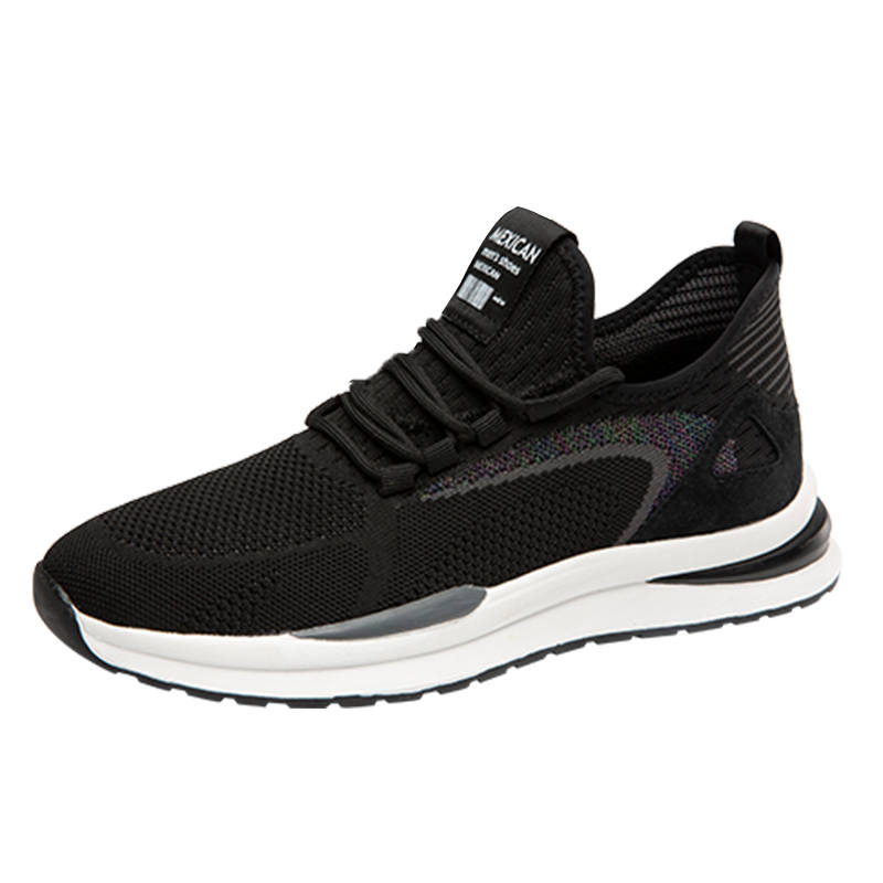 MEXICAN Fabric Abrasion Resistant Lightweight Wear resistant And Lightweight Low top Casual Shoes Men's Black