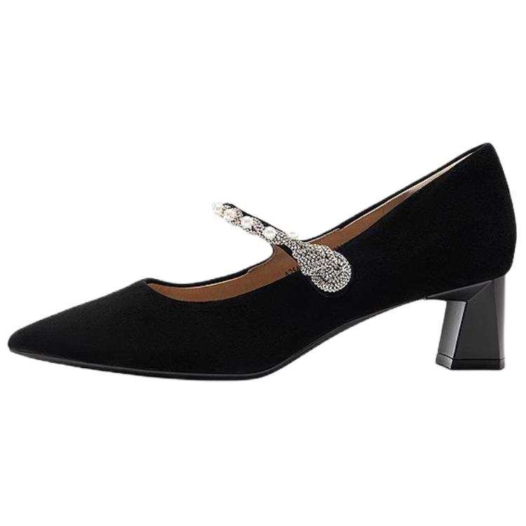 C°BANNER Sheepskin Mary Jane Shoes Women's