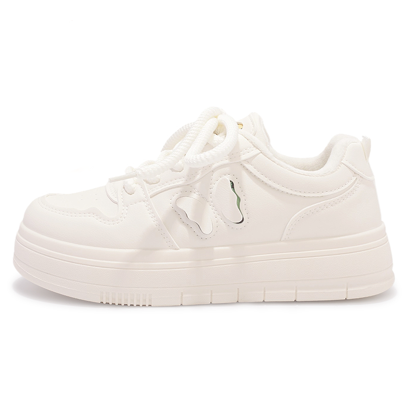 SNXR Pu Fleece Lined Platform Versatile, Preppy Style, Fashion Trend Slip Resistant Cushioning Abrasion Resistant