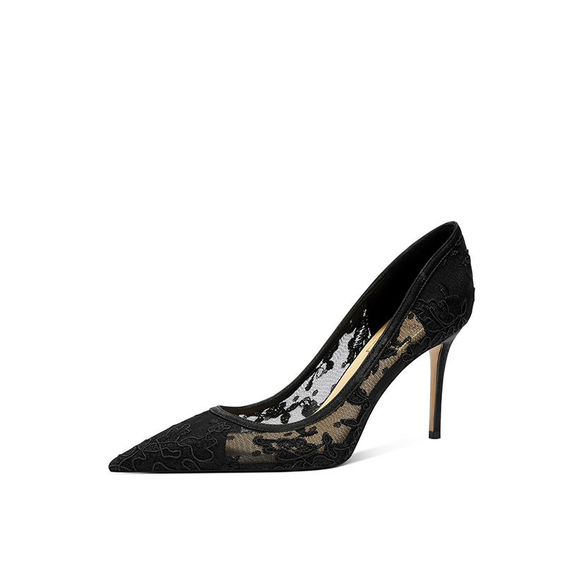 Zubumei High Heels Women's Black, Apricot