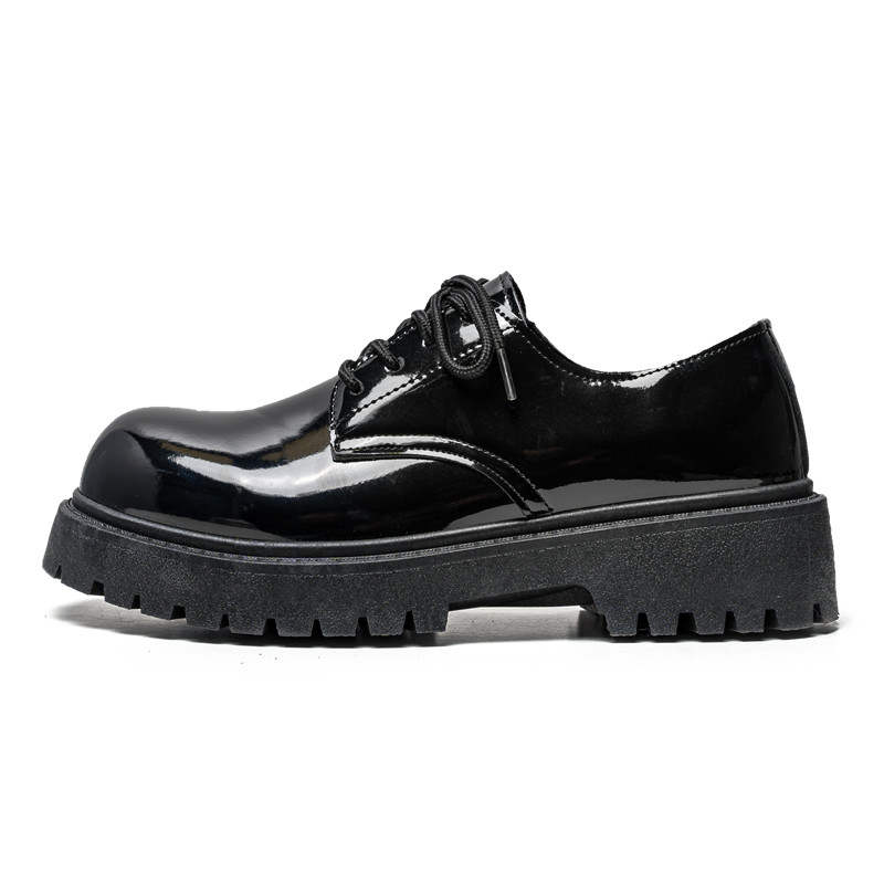 Medd Medd Casual Leather Shoes Unisex Black