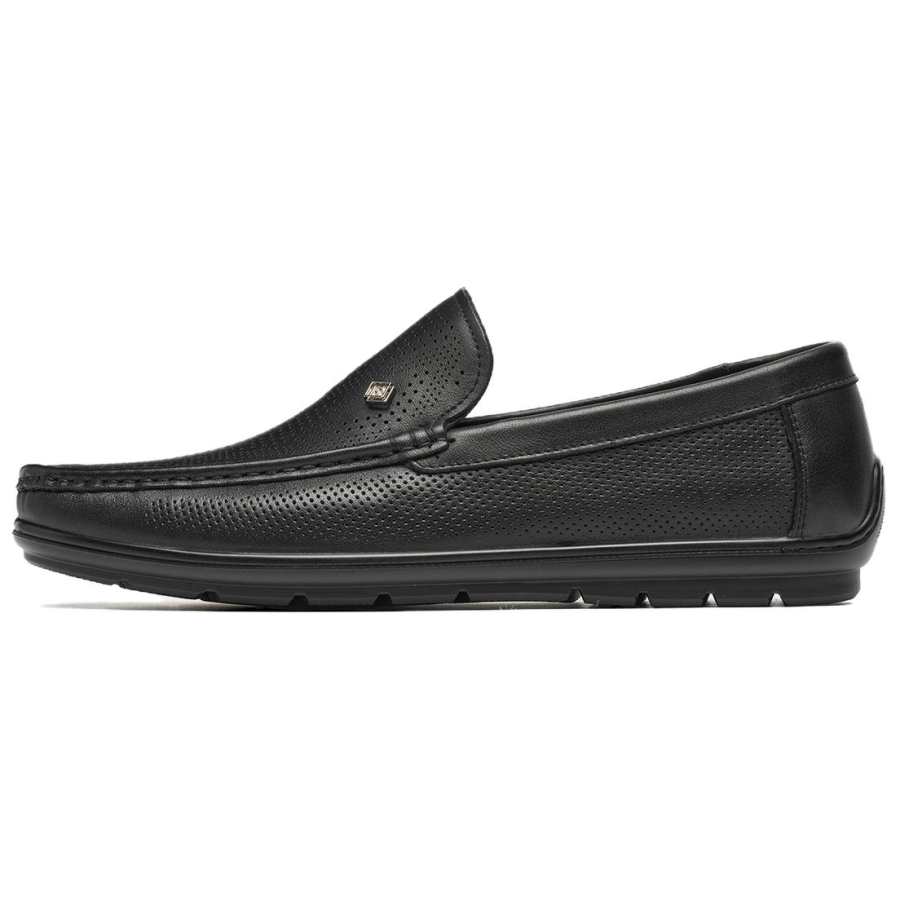 C°BANNER Cow Leather Casual Shoes Men's Black