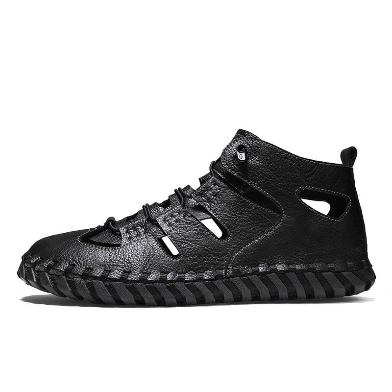 TOMAY TOMAY Beach Sandals Men's Black/Gray/Sand