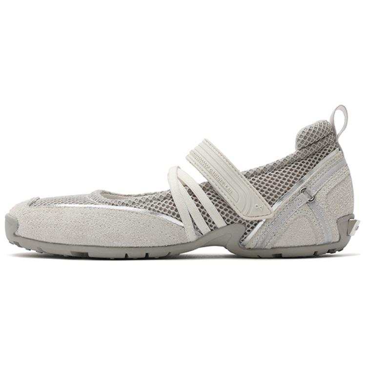 DAPHNE LAB Candy Series Textile, Cow Leather Mary Jane Shoes Women's