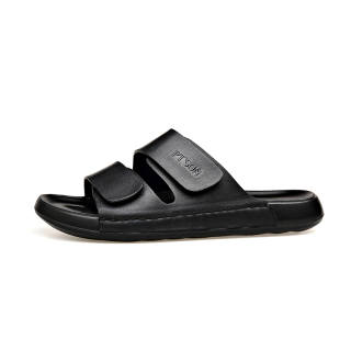 PT'SON Totem Cut Out Slide Slippers Men's Black