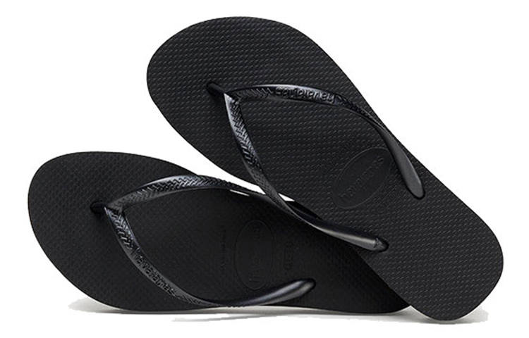 Havaianas Quick Dry Flip Flops Unisex Black