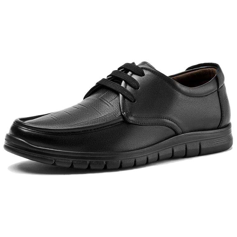 AOKANG Casual Leather Shoes Men's Black