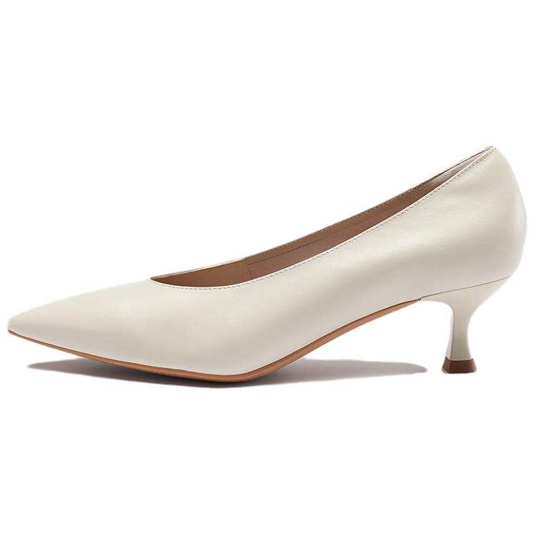 Le Saunda Sheepskin Slim Heel High Heels Women's
