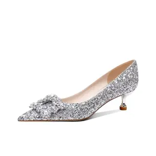 DAWEIJIA Microfiber Leather Slim Heel High Heels Women's
