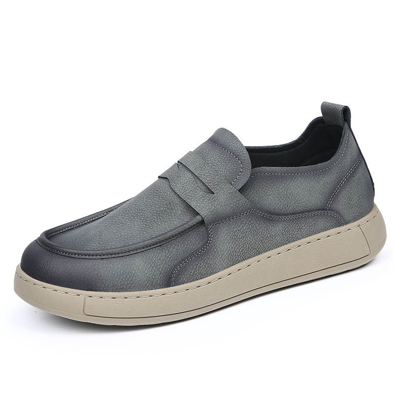 XIAOTOULANG Men's Casual Shoes Men's Low Top Grey/khaki/yellow