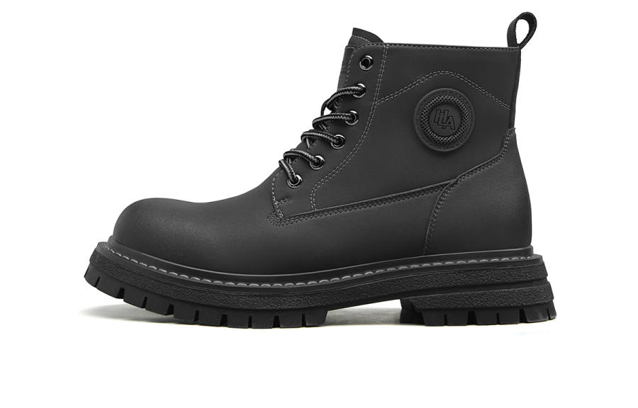 HLA HLA Combat Boots Men's Dark Gray