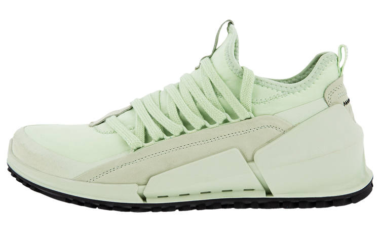 Ecco Biom 2.0 Leather Cushioning Slip Resistant Abrasion Resistant Low top Athletic Shoes Women's Green