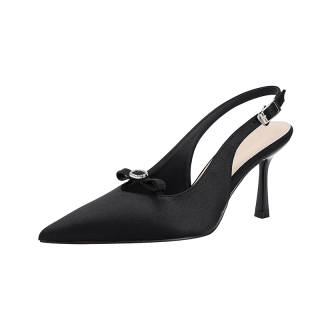 YAFEI XUANYU Silk Slim Heel High Heels 8cm Women's