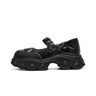 CHERYKALLY Cow Leather Mary Jane Shoes Women's