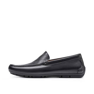 CHRISDIEN DENY Loafers Men's Black/Yellow Brown