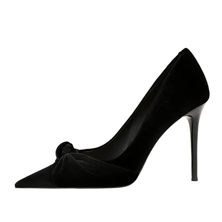 YAFEI XUANYU Suede Slim Heel High Heels Women's
