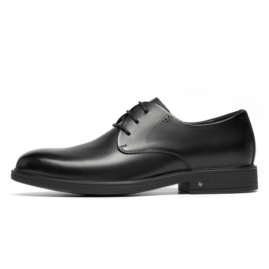 C°BANNER Cow Leather Dress Shoes Men's Black