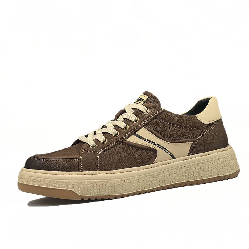 SENJIALUO Top Grain Cow Leather Moisture Wicking Support Abrasion Resistant Slip Resistant