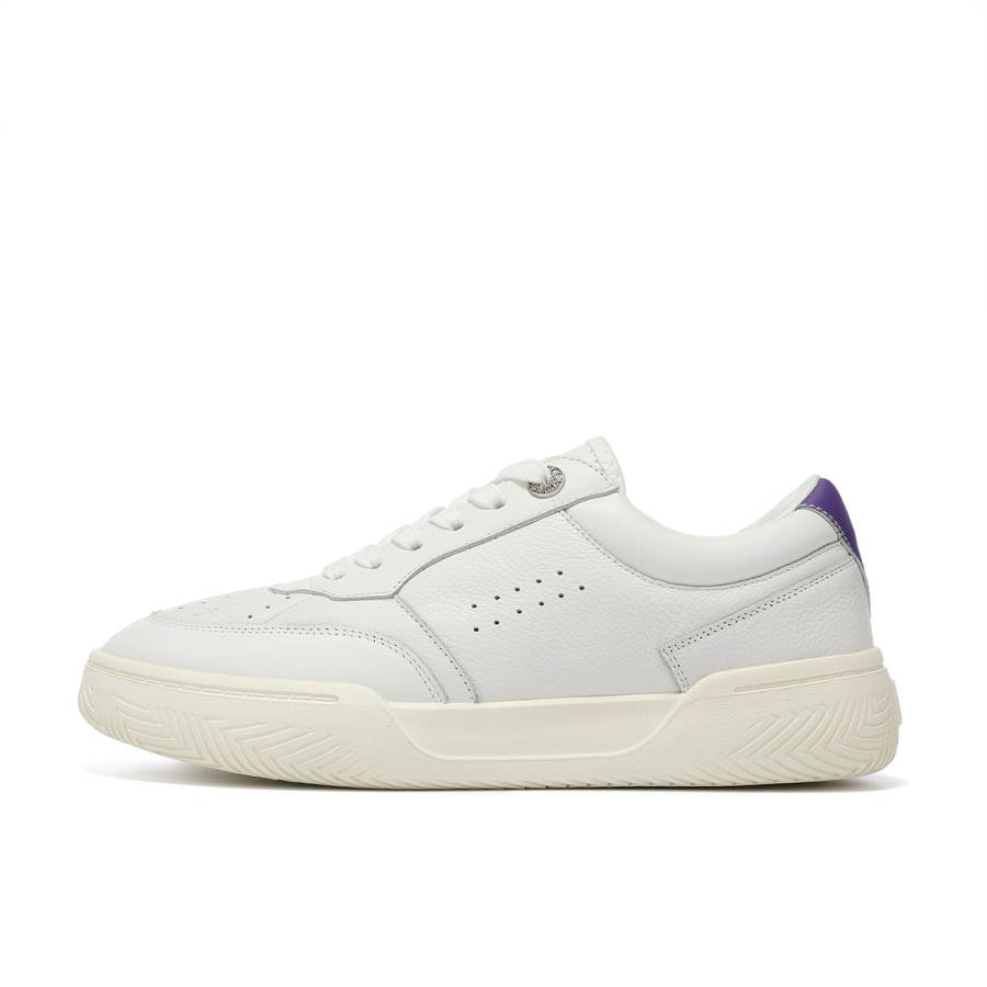 Millies MILLIE'S Top Grain Cow Leather Abrasion Resistant Abrasion Resistant Low top Skateboard Shoes Men's White