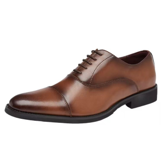 LUNMADENG Dress Shoes Men's Low Top Black
