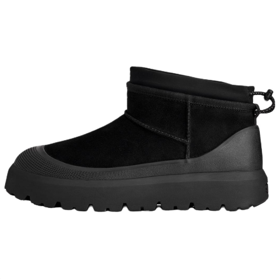 UGG CL ULTRA MINI WEATHER Suede Thermal Fleece Lined, Fashionable, Colorful Case Snow Boots Men's Black