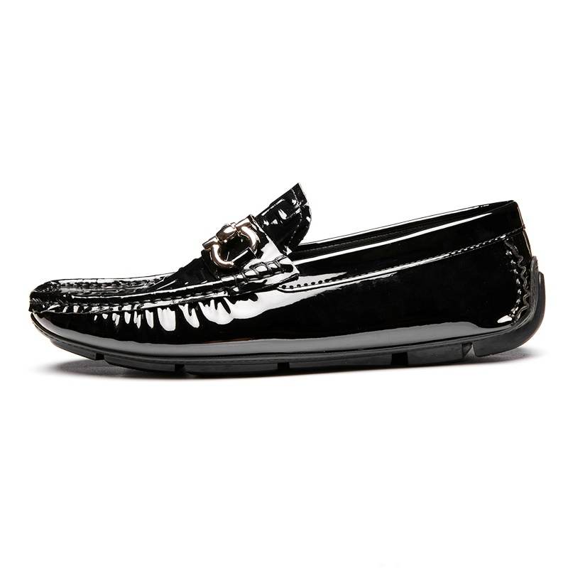 Brounvanm Brounvanm Microfiber Leather Men's Shoes Men's Black