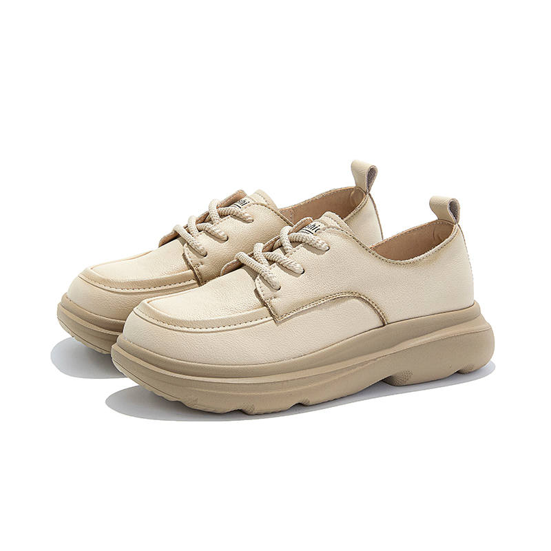 CHIBANG Cow Split Leather Lightweight Low top Casual Shoes Women's